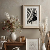 建築モデル：モノクロケードのエレガンス ポスター