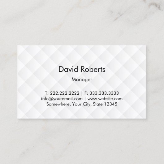 建築モノグラム金ゴールドイニシャルのロゴモダン 名刺 (裏面)