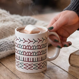 建築ラインアート | 北欧クリスマスおめでとう コーヒーマグカップ