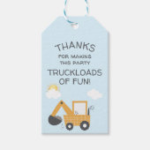 建築リトルディガー誕生日ありがとう ギフトタグ (正面)