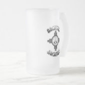 建築レトロ – 建築家Merch フロストグラスビールジョッキ (正面右)