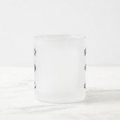 建築レトロ – 建築家Merch フロストグラスマグカップ (中央)