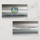 建築レンチハンマー |メタリック 名刺 (正面/裏面)