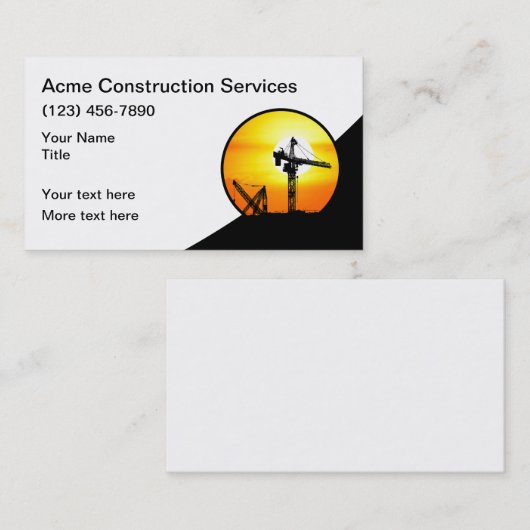 建築ロゴ名刺 名刺 (正面/裏面)