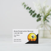 建築ロゴ名刺 名刺 (スタンド正面)