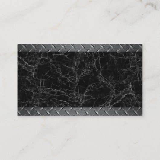 建築ロゴ |スチール名刺 名刺 (裏面)