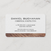 建築ロゴ |ソーウッドメタル 名刺 (裏面)