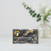 建築ロゴ |ハンドツール |実在財産 名刺 (スタンド正面)