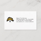 建築ロゴ |ハードウェアツール |便利屋 名刺 (裏面)