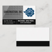 建築ロゴ |プロパティ開発者ビジネスCa 名刺 (正面/裏面)