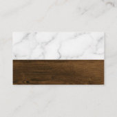 建築ロゴ |大工の職人 名刺 (裏面)