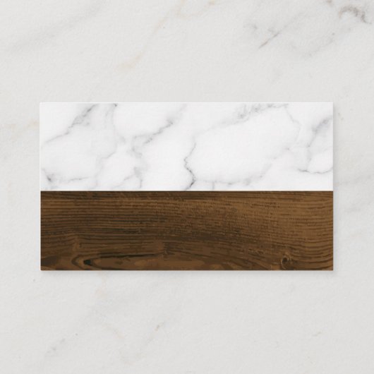 建築ロゴ |大工の職人 名刺 (裏面)