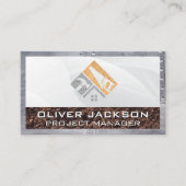 建築ロゴ |建物開発 名刺 (正面)