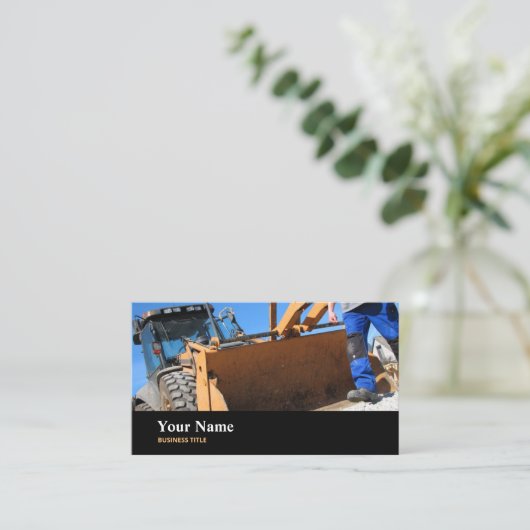 建築ワーカーの名刺 名刺 (スタンド正面)