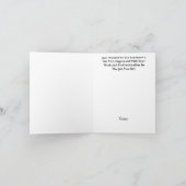 建築ワーカーシルエットサンキューカード カード (内部)