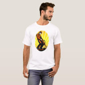 建築ワーカージャックハンマーオーバル Tシャツ (正面フル)