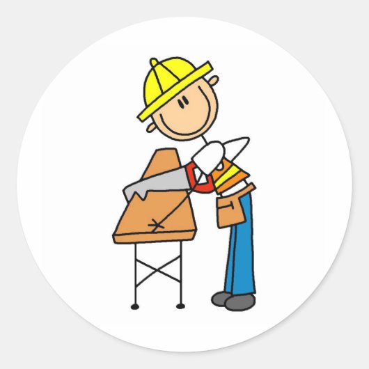 建築ワーカーソーイングボードシール ラウンドシール (正面)