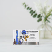 建築ワーカーツール |プロジェクトマネージャ 名刺 (スタンド正面)