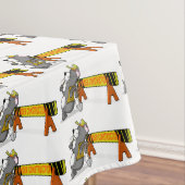 建築ワーカーバナーの長方形 テーブルクロス (インサイチュ)