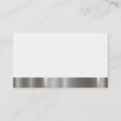 建築ワーカーメタリックトリム 名刺 (裏面)