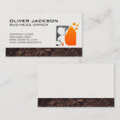 建築ワーカーロゴアイコン 名刺 (正面/裏面)