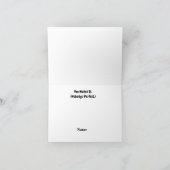 建築ワーカー浮気スヌーズグリーティングカード カード (内部)