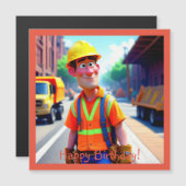 建築ワーカー磁気カード (正面/裏面)