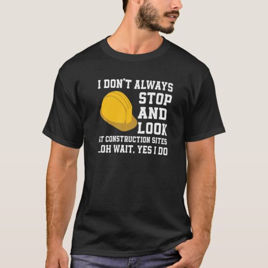 建築ワーカーQouteコンクリート Tシャツ (正面)