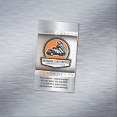 建築ワークトラックの荷積みリソースのオフ マグネット名刺 (インサイチュ)