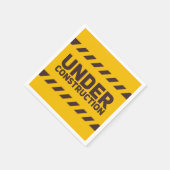 建築下の通り記号グラフィック スタンダードカクテルナプキン (角)