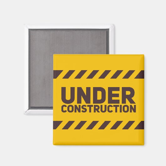 建築下の通り記号グラフィック マグネット (正面/裏面)