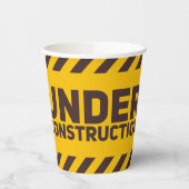 建築下の通り記号グラフィック 紙コップ (左)