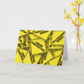 建築下シンボルや象徴 カード (黄色い花)