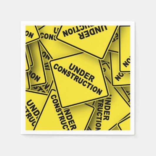 建築下シンボルや象徴 スタンダードカクテルナプキン (正面)