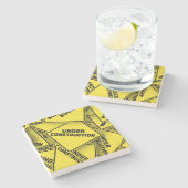 建築下シンボルや象徴 ストーンコースター (横)