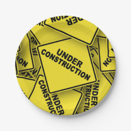 建築下シンボルや象徴 ペーパープレート