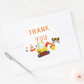 建築下誕生日ありがとう ラウンドシール (封筒)