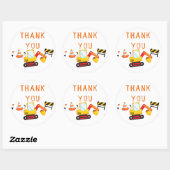 建築下誕生日ありがとう ラウンドシール (シート)