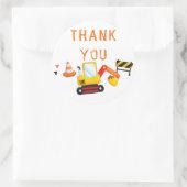 建築下誕生日ありがとう ラウンドシール (バッグ)