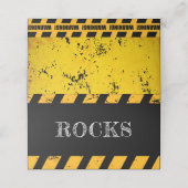 建築下誕生日座席表食品サイン プレイスカード (外部開封)