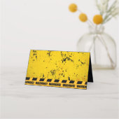 建築下食品サイン誕生日座席表 プレイスカード (裏面)