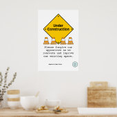 建築中のコーンカスタムリノベーション ポスター (キッチン)