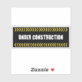 建築中 シール (シート)