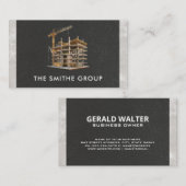 建築中 | 足場 名刺 (正面/裏面)