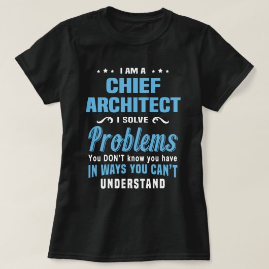 建築主任 Tシャツ (デザイン正面)