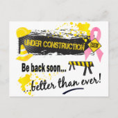 建築乳癌の下で ポストカード (正面)