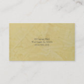 建築事務所の名刺 名刺 (裏面)