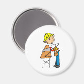 建築人用鋸盤磁石 マグネット (正面/裏面)