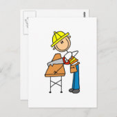 建築人用鋸盤 ポストカード (正面/裏面)