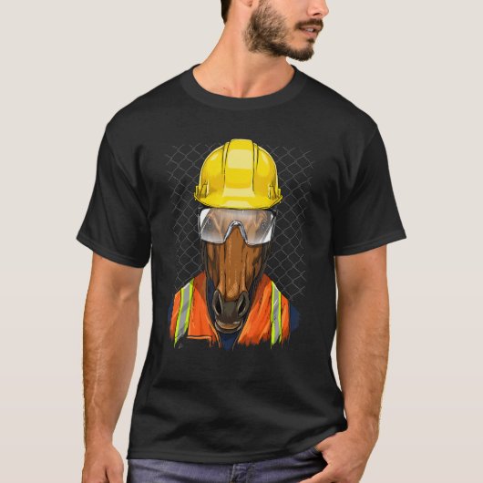 建築人馬労務農場動物飼育場 Tシャツ (正面)